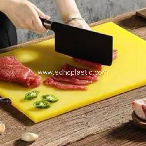 High density polyethylene sheets for cutting board